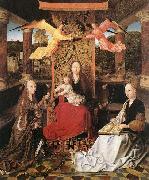 Madonna and Child with Sts Catherine and Barbara, Master of Hoogstraeten